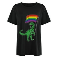 Košulja ponosa Žene LGBT Majice za ravnopravnost Smiješne duge Love Pismo Ispis majica Casual kratkih