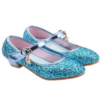 Sanviglor Girls Princess cipela Chunky Mary Jane Magic Tapene Sandale sa sandalama Slatka prozračna
