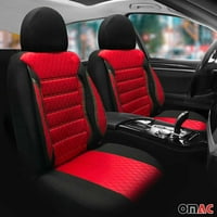 Zaštita poklopca prednjeg sjedala za automobile odgovara Porsche tkanini ne klizanje crno s crvenom