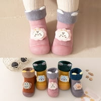 Obuća za bebe Toddle Obuća Zimske male cipele Mekano dno unutarnje klizni tople crtane životinjske ploče