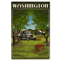 Washington, Apple berbe Wirch Wood Zidni znak