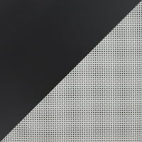 Lumisource Mirage Savremeni barstool u crnom metalu i bijeloj mreži