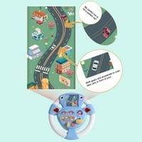Igračka za upravljanje lako rotirajući plastični multifunkcionalni glazbeni poklon za rođendan na kotačima