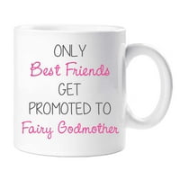 Samo najbolji prijatelji se promoviraju u bajku kuma šalica prijatelja poklon čaša keramički krštenje