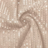 Ženske haljine seksi košulja s dugim rukavima V-izrez Split patentni zatvarač Dugi haljina Sequin Midriff