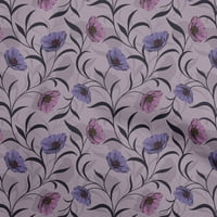 Onuone viskoznog dresa Lavanda tkanina Florals haljina materijala tkanina za ispis tkanina sa dvorištem