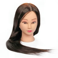 Obalacloud Mannequin vežbanje model kose manskin sa 30% ljudske kose za salon za frizer salon sa šminke