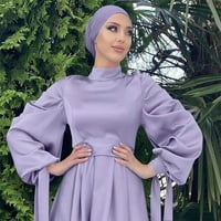 Backo haljine za žene arapske čvrste rukave ženske haljine Abaya casual kaftan ženske haljine ženske