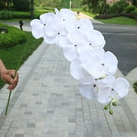 Umjetna lažna svilena cvijeća za cvijeće DIY Phalaenopsis Butterfly orhideja za dom