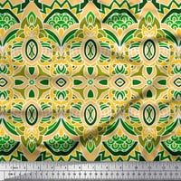 Soimoi pamučna kambrička tkanina marokanska damaska ​​ukrasna štampana tkanina od dvorišta širom
