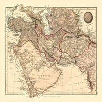 Bliski Istok Persia Arabija - Arrowmith Poster Print od Arrowmith Arrwmith Itme0108