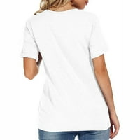 I majica kratkih rukava Moon Grafic - udobni i trendi ljetni vrhovi za žene sa jedinstvenim škrinskim