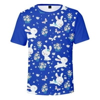 Personalizirana uskrsna majica Custom Kids 3D zeko majica Roditelj-Child Loose Pulover vrhovi