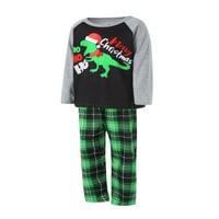 Planina za božićne pidžame Treegren Podudaranje Xmas Usklađivanje PJS za odrasle djeca za odmor Xmas