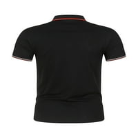 Avamo muški ljetni vrhovi rever vrat polo majica bluza bluza atletic pulover klasik fit tenis t majice