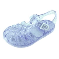Odeerbi Toddler Girls Jelly Sandale Udobne ljetne sandale Baby Slatko izdubljena neklizajuća cipela