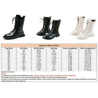 Ritualay Kids koljena visoke čizme Boot Boot platforma za čizme visoki čizme Neklizajuće retro zimske