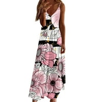 Haljine za žene Ležerne prilike plus veličina Ženska gradijent cvjetni print ljetni casual moda s niskim