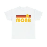 Muška Moab, Utah Retro Sun Pamučna grafička majica