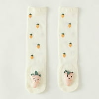 Qxutpo Boys crtane djevojke čarape bebe crtani 3D čarape dugačka beba veličina 0- y