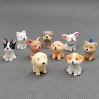 Tianlu Dog minijaturne figurice, realistični životinje psa za bajke, minijaturne terarijske zateme,