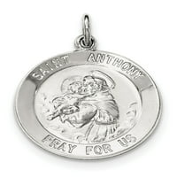 FineJewelers sterling srebrni Saint Anthony medaljinski privjesak za ogrlice sa ogrlicama uvrštena za