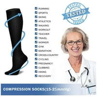 Parovi kompresijske čarape za žene i muške cirkulaciju HG - bolji protok krvi, oticanje najbolja podrška