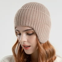 Heiheiup muškarci i žene vanjski toplim šeširom u zimskoj granici zadebljanog pletenja vunene šešire