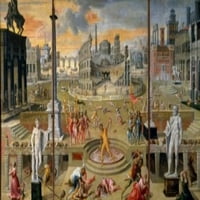 Masakr trijumvirata Antoine Caron ,, Pariz, Musee du Louvre Poster Print