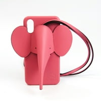 Ovjereni korišteni branik od kožnog telefona Loewe za iPhone ružičasti slon 103.30AB05