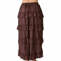 Suknje Gotske ruffles suknje ženske haljine plus veličine