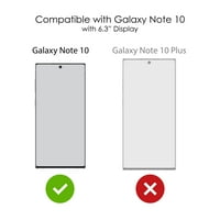 CASICTINKINK Torbica za Samsung Galaxy Note - prilagođena ultra tanka tanka tvrda crna plastična plastična pokrivača - vjera može pokretati planine